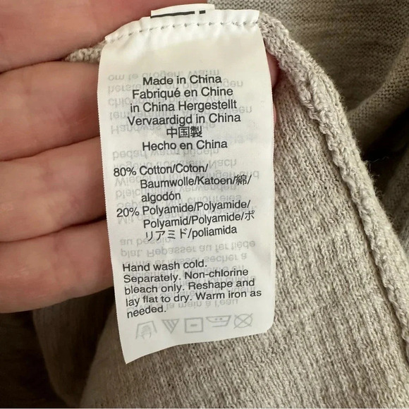 Madewell Women’s Long Sleeve Open Front Gray Cardigan with Pockets Sz XS GUC - Picture 6 of 7